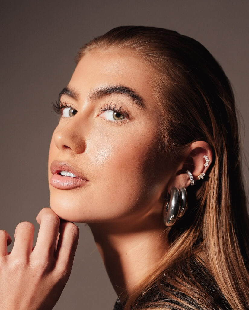 Valerie Creolen Zilver & Noé Earcuff Zilver Set #1