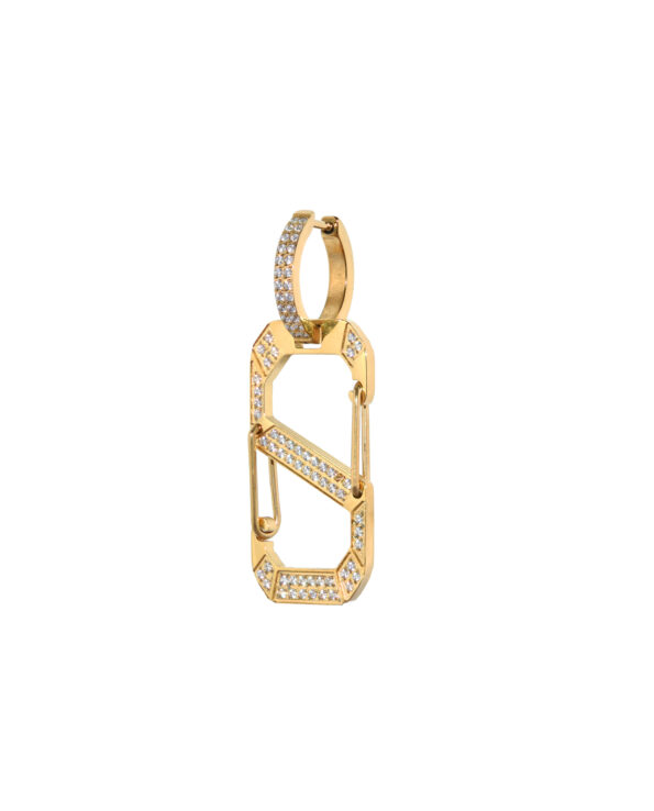 Infinity Square Oorbel Goud