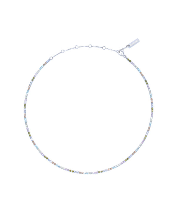 Mini Tennis Ketting Multicolor