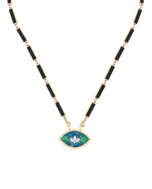 Cher Eye Ketting Turquoise Groen (6 Variaties) - Afbeelding 5