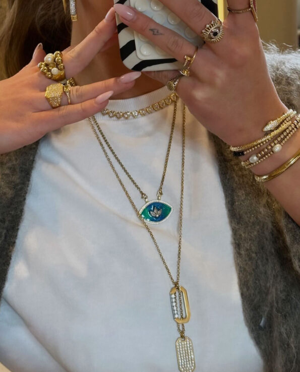 Loulou Odette Ketting Goud - Afbeelding 7