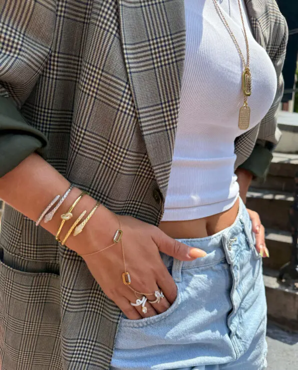 Loulou Odette Ketting Goud - Afbeelding 5
