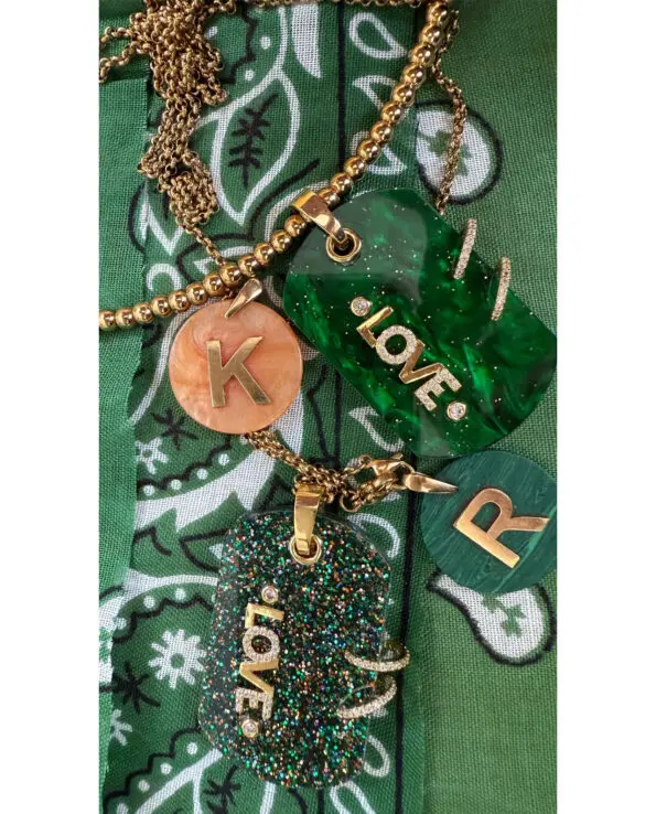 Brooks Ketting Marble Groen (Large) - Afbeelding 2