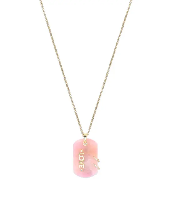 Brooks Ketting Marble Baby Roze (Large)