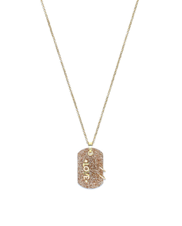 Brooks Ketting Goud Glitter (Large)