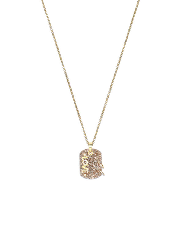 Brooks Ketting Goud Glitter (Small)
