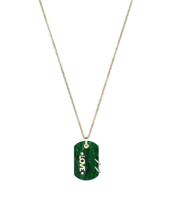 Brooks Ketting Marble Groen (Large)