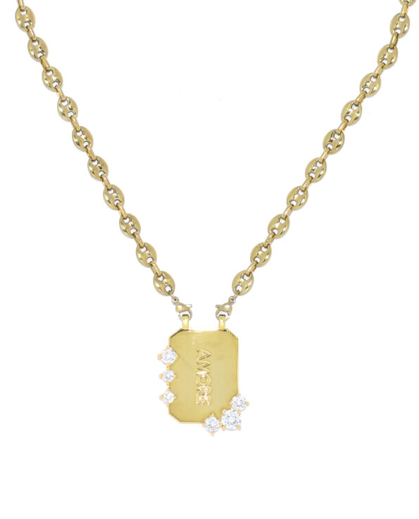 Amore Gemstone Ketting (6 Variaties) - Afbeelding 2