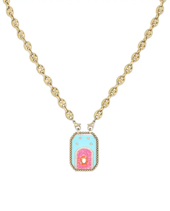 Cher Ketting Multicolor Turquoise Roze (6 Variaties) - Afbeelding 2