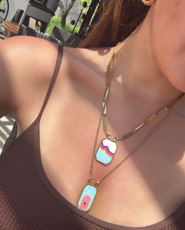 Cher Ketting Multicolor Wit (6 Variaties) - Afbeelding 2