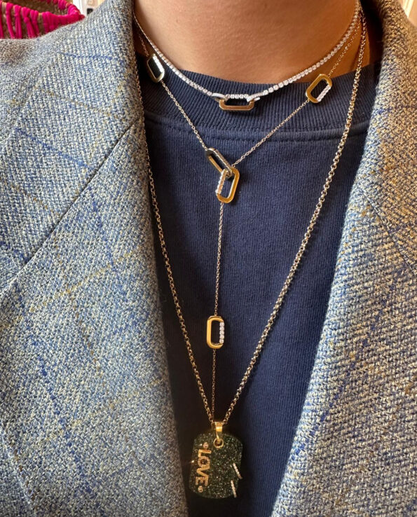 Mini Loulou Link Ketting Goud - Afbeelding 2