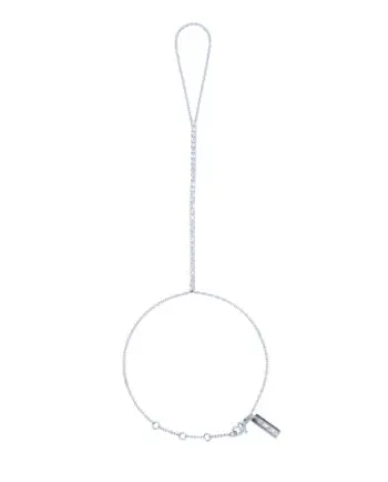 Tennis Handchain Armband Zilver