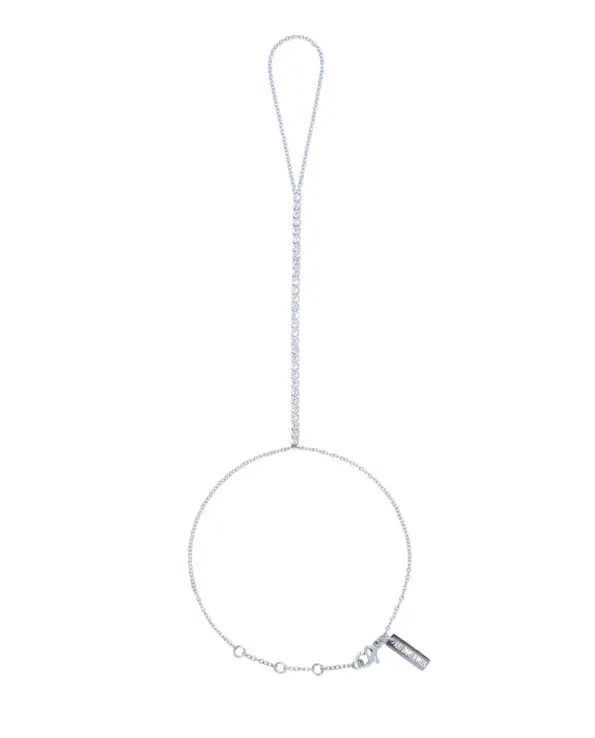 Tennis Handchain Armband Zilver