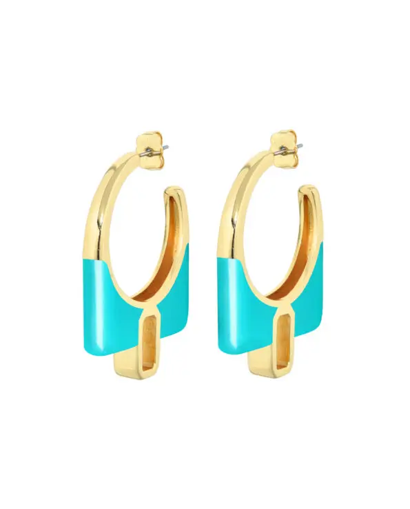 Gisele Oorbellen Turquoise