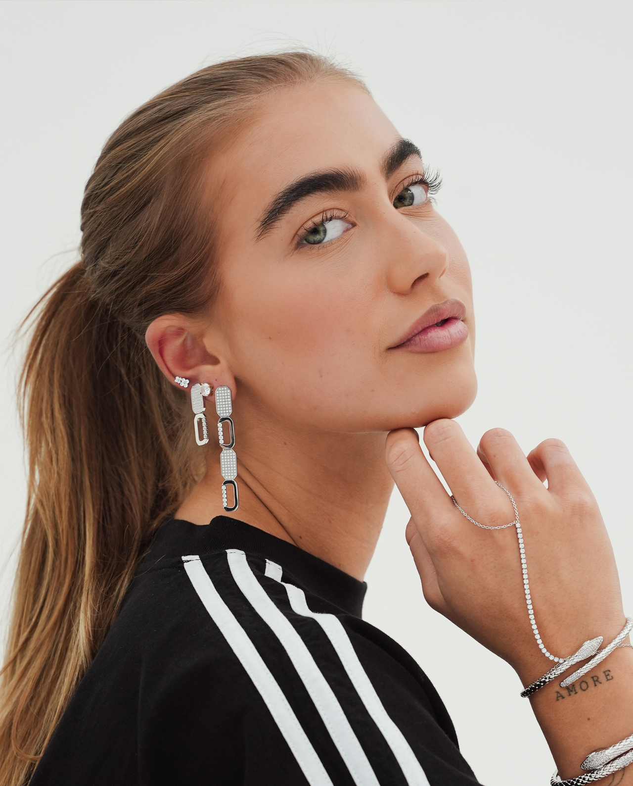 Tennis Handchain Armband Zilver - Afbeelding 5