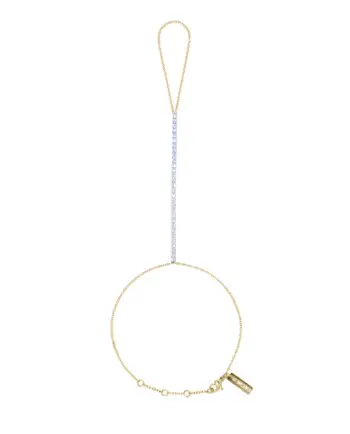 Tennis Handchain Armband Goud