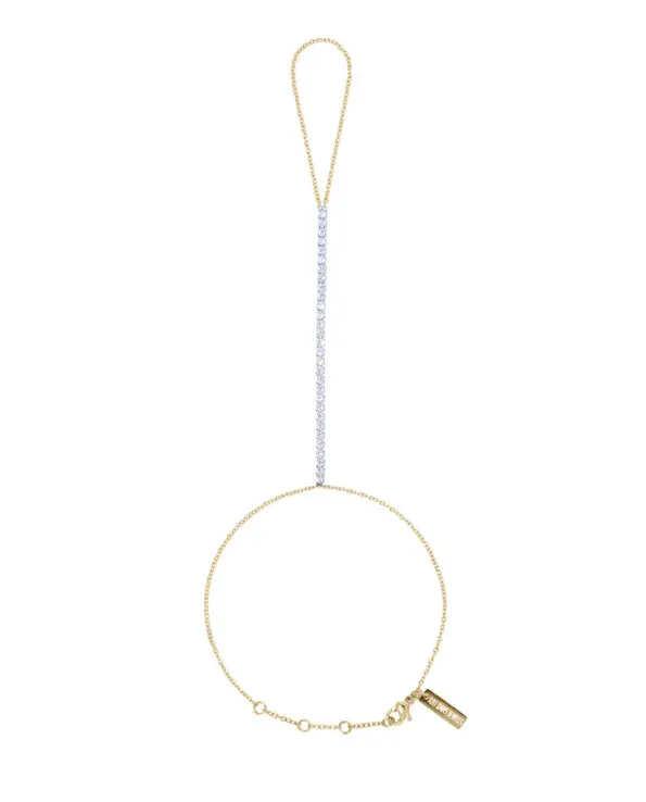 Tennis Handchain Armband Goud