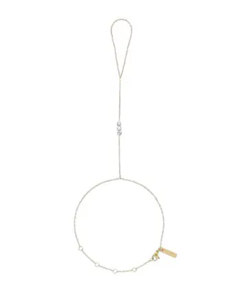 Yasmina Handchain Armband Goud