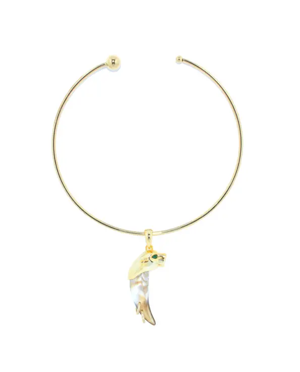 Saber Ketting Hoop Bruin