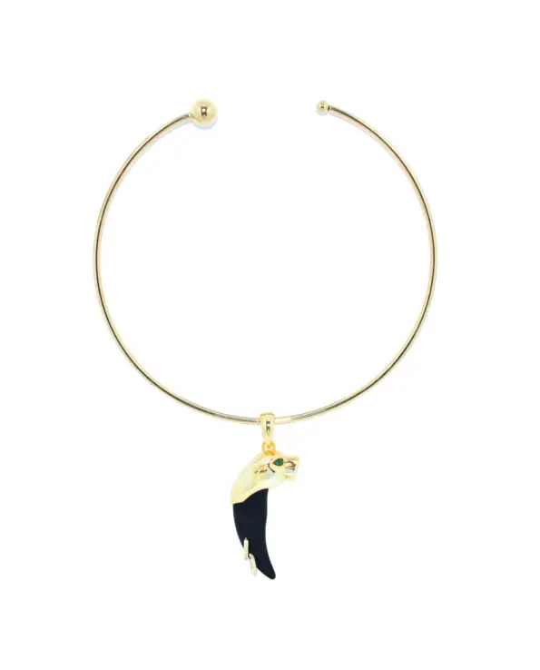 Sazber Ketting Hoop Zwart