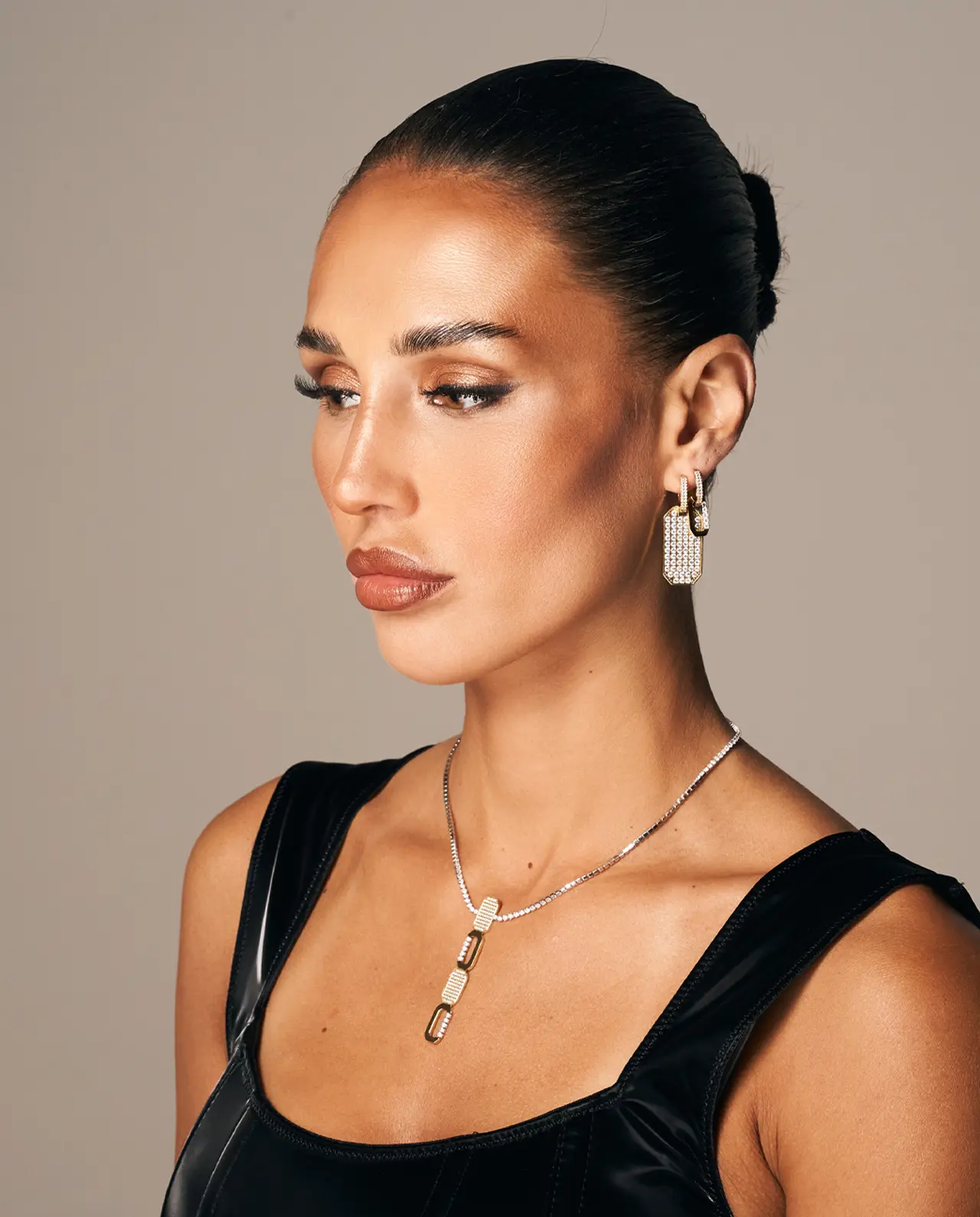 Odette Oorbel Goud - Afbeelding 2