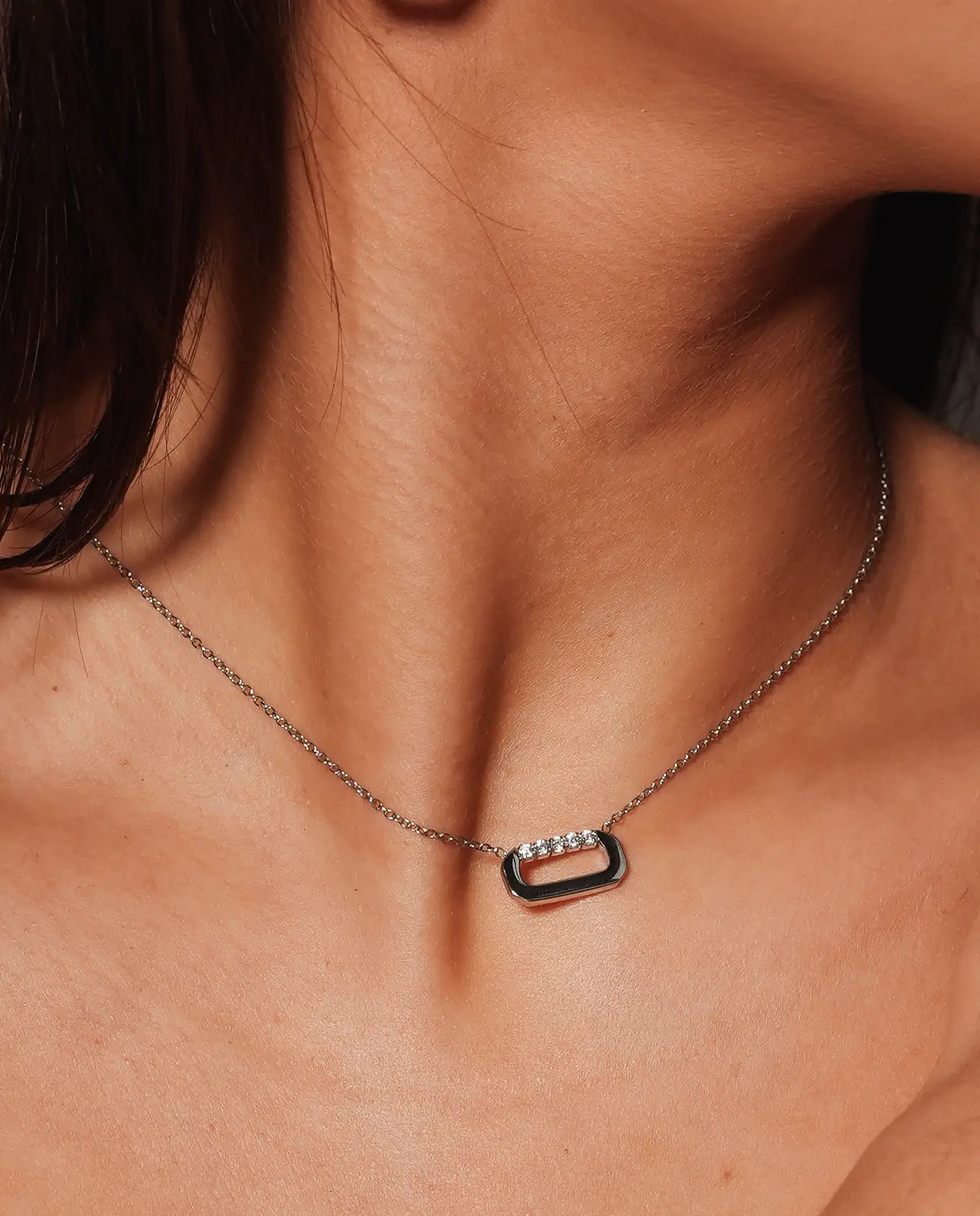 Mini Loulou Ketting Zilver - Afbeelding 2