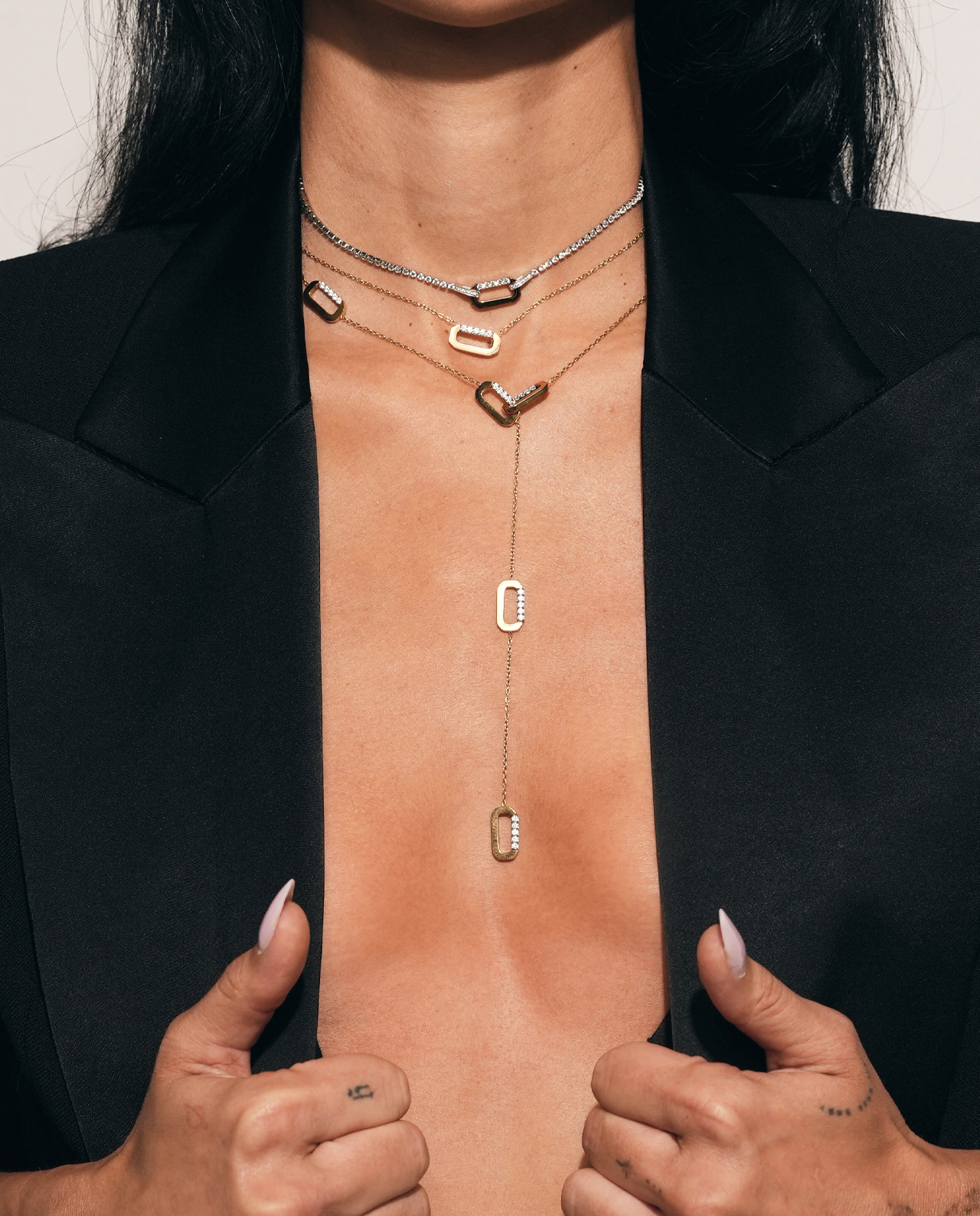 Mini Loulou Ketting Goud - Afbeelding 4