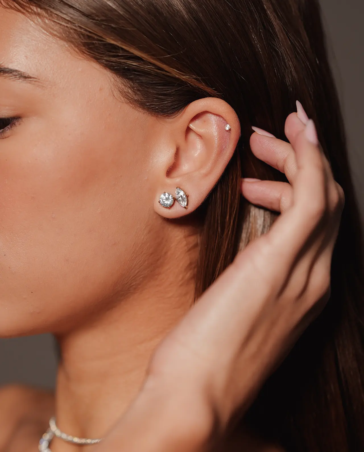 Victoria Round Oorbellen - Afbeelding 3