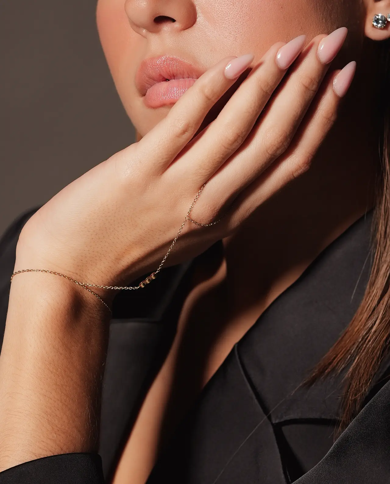 Yasmina Handchain Armband Goud - Afbeelding 2