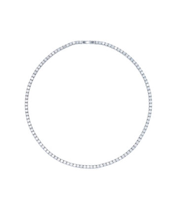 Tennis Ketting Zilver