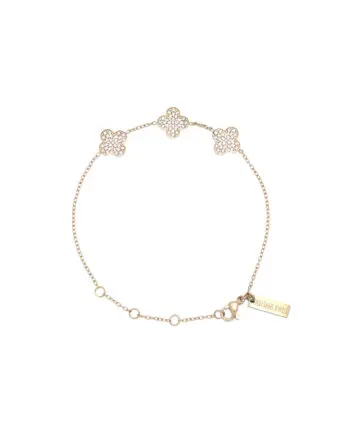 Trèfle Clover Armband Goud