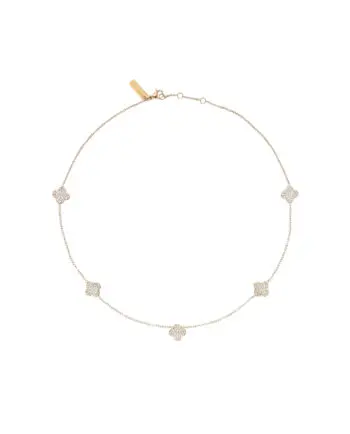 Trèfle Clover Ketting Goud