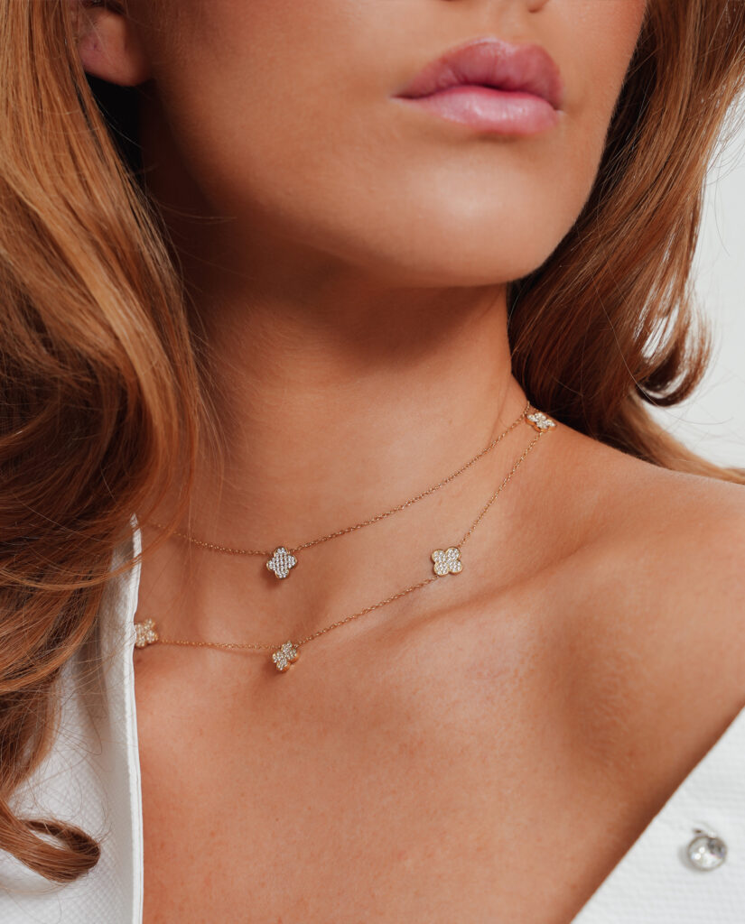 Clover Trèfle Ketting Goud JV necklace