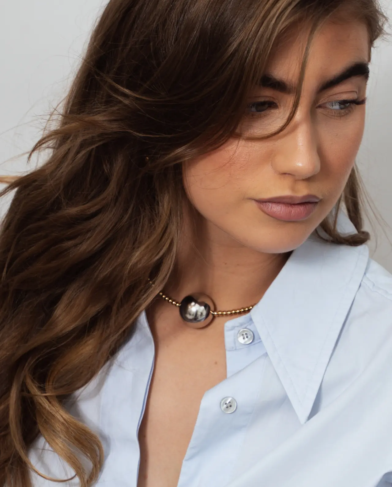 Beau Ketting Zilver Goud FL