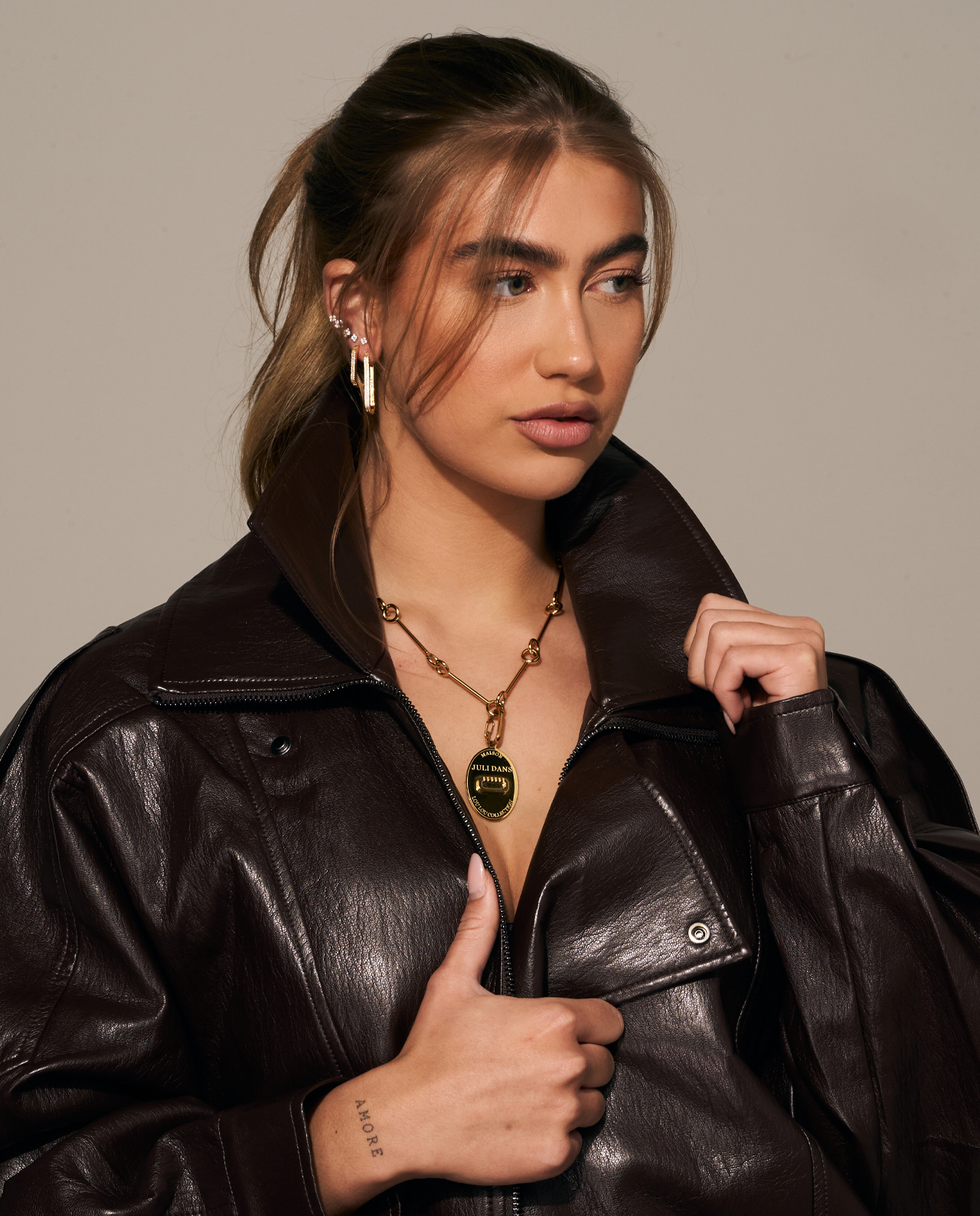 Loulou Medaillon Ketting - Afbeelding 3