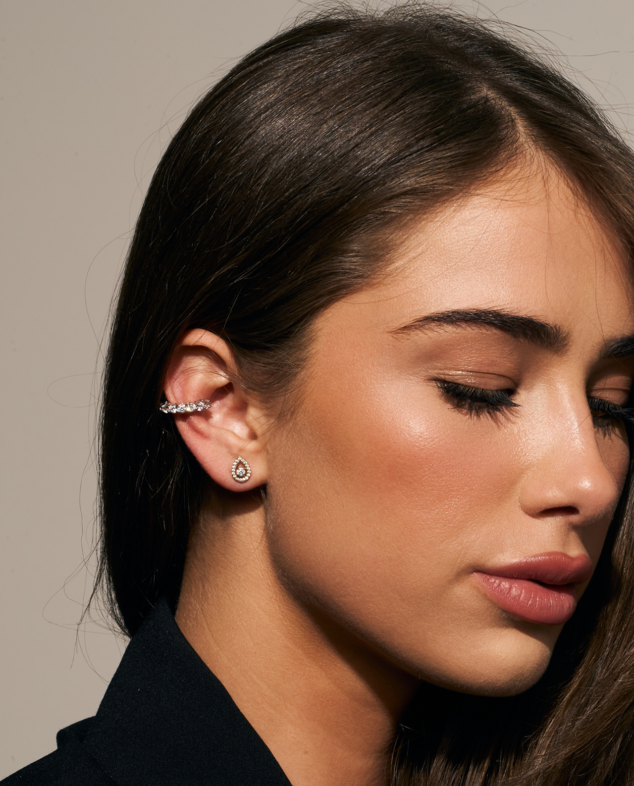 Victoria Open Pear Oorbellen - Afbeelding 8