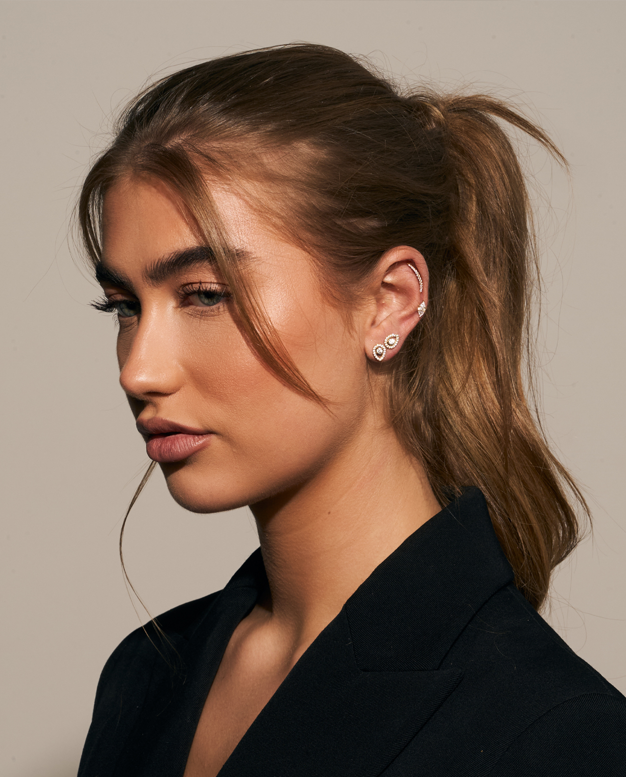 Victoria Open Pear Oorbellen - Afbeelding 3