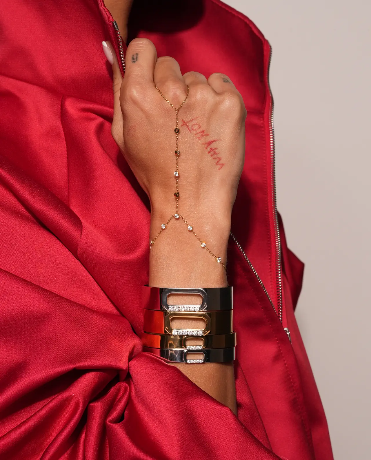 Loulou Hoop Armband Zilver - Afbeelding 3