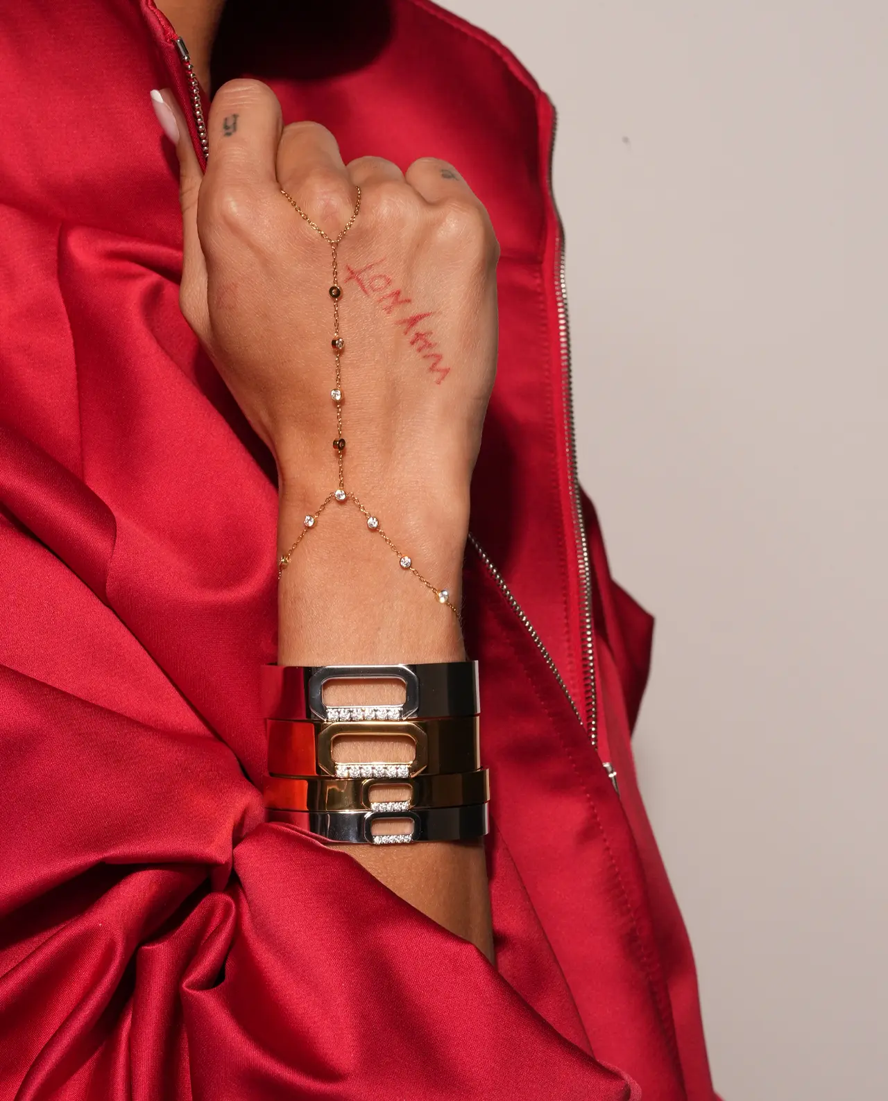 Loulou Hoop Armband Zilver - Afbeelding 2