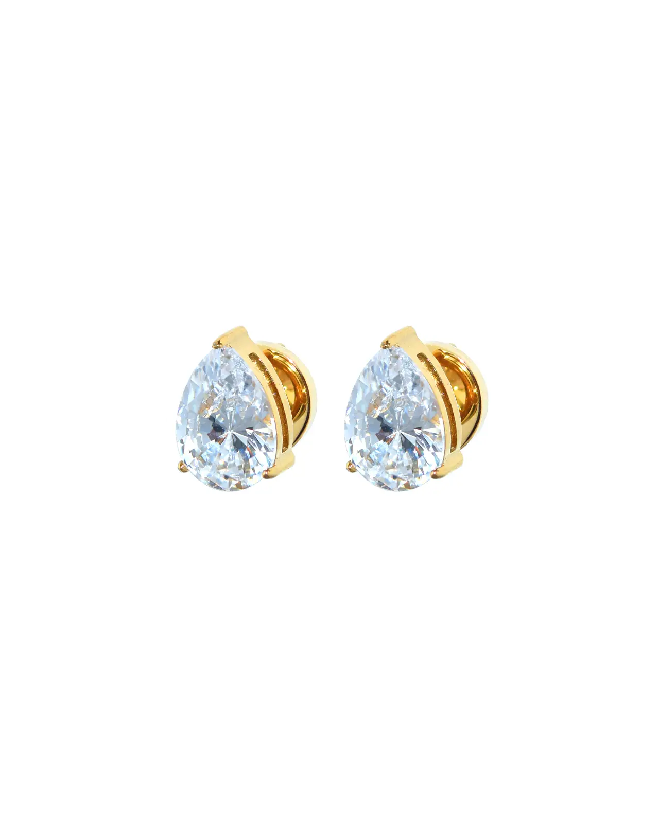 Victoria Pear Oorbellen Goud