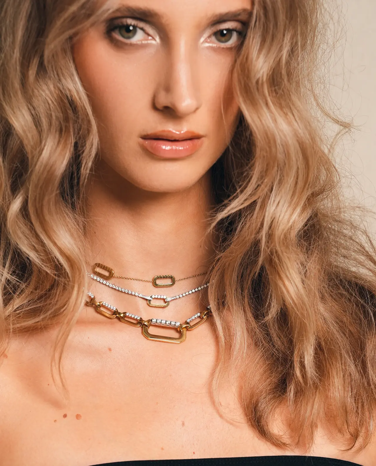Loulou Choker Ketting Goud - Afbeelding 2