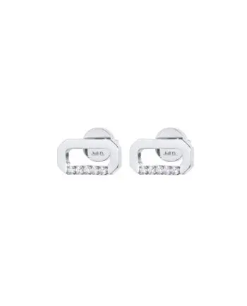 Loulou Studs Oorbellen Zilver