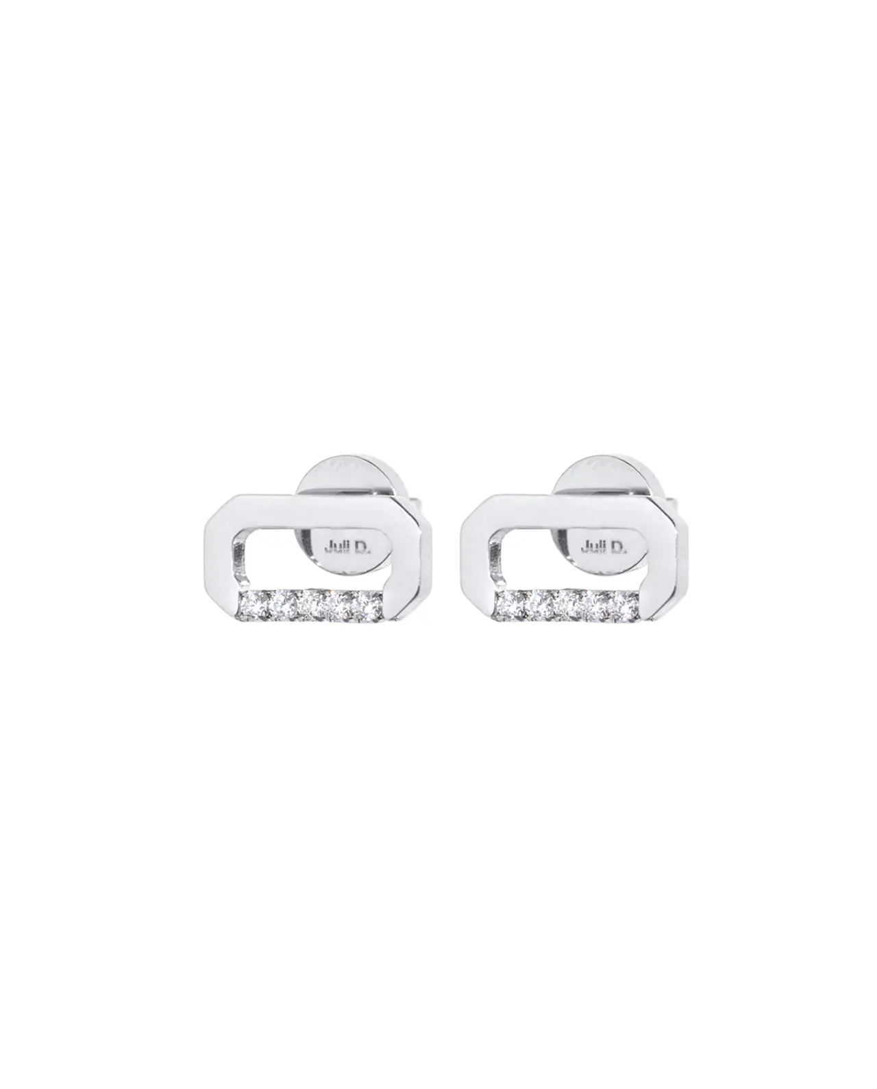 Loulou Studs Oorbellen Zilver