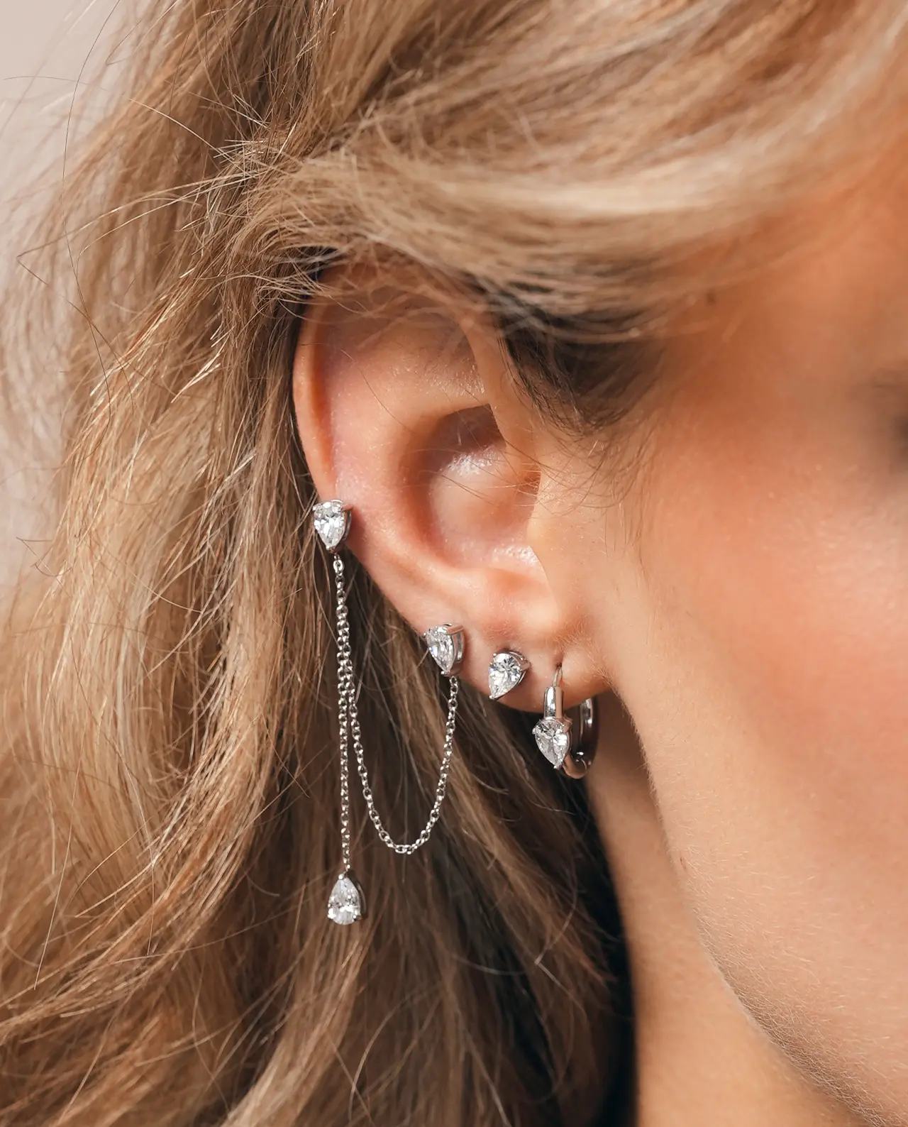 Maxime Piercing Oorbel Zilver - Afbeelding 6